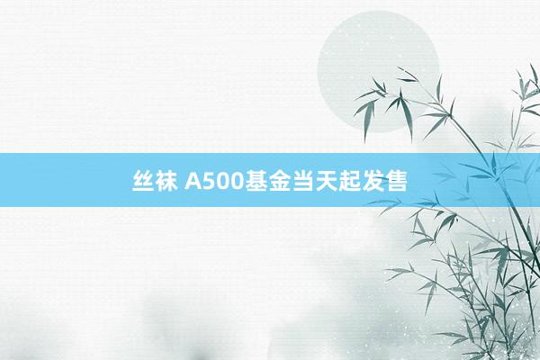 丝袜 A500基金当天起发售