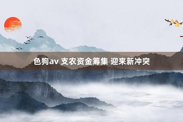 色狗av 支农资金筹集 迎来新冲突