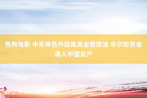 色狗电影 中东神色升级推高金银原油 华尔街资金涌入中国资产