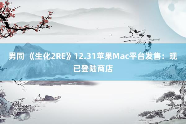 男同 《生化2RE》12.31苹果Mac平台发售：现已登陆商店