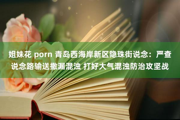 姐妹花 porn 青岛西海岸新区隐珠街说念：严查说念路输送撒漏混浊 打好大气混浊防治攻坚战