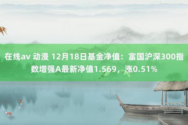 在线av 动漫 12月18日基金净值：富国沪深300指数增强A最新净值1.569，涨0.51%