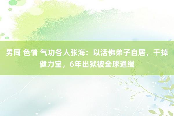 男同 色情 气功各人张海：以活佛弟子自居，干掉健力宝，6年出狱被全球通缉